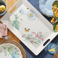 Butterfly Meadow Melamine Handled Tray