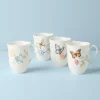 Butterfly Meadow Mugs, Set of 4