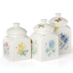Butterfly Meadow 3-Piece Canister Set