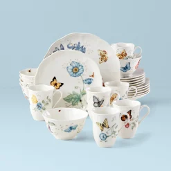 Butterfly Meadow 24-Piece Dinnerware Set