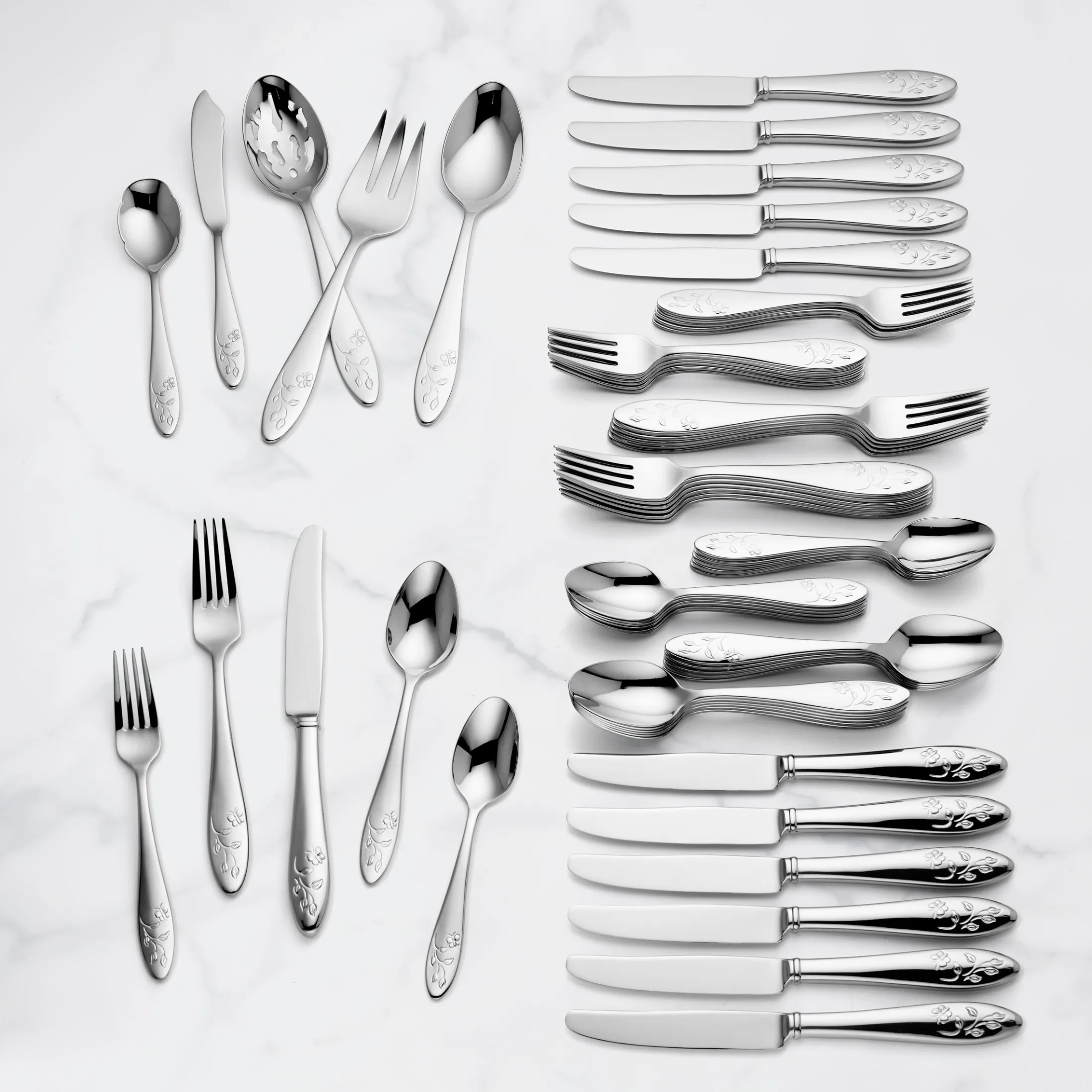 Butterfly Meadow 65-Piece Flatware Set