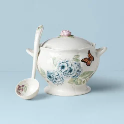 Butterfly Meadow 2-Piece Tureen & Ladle Set