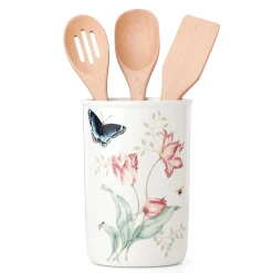 Butterfly Meadow 4-Piece Utensil Holder Set