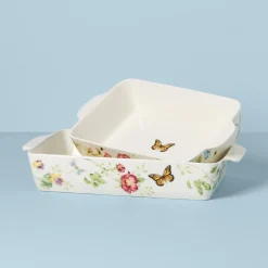 Butterfly Meadow Rectangular Baker 2-Piece Set