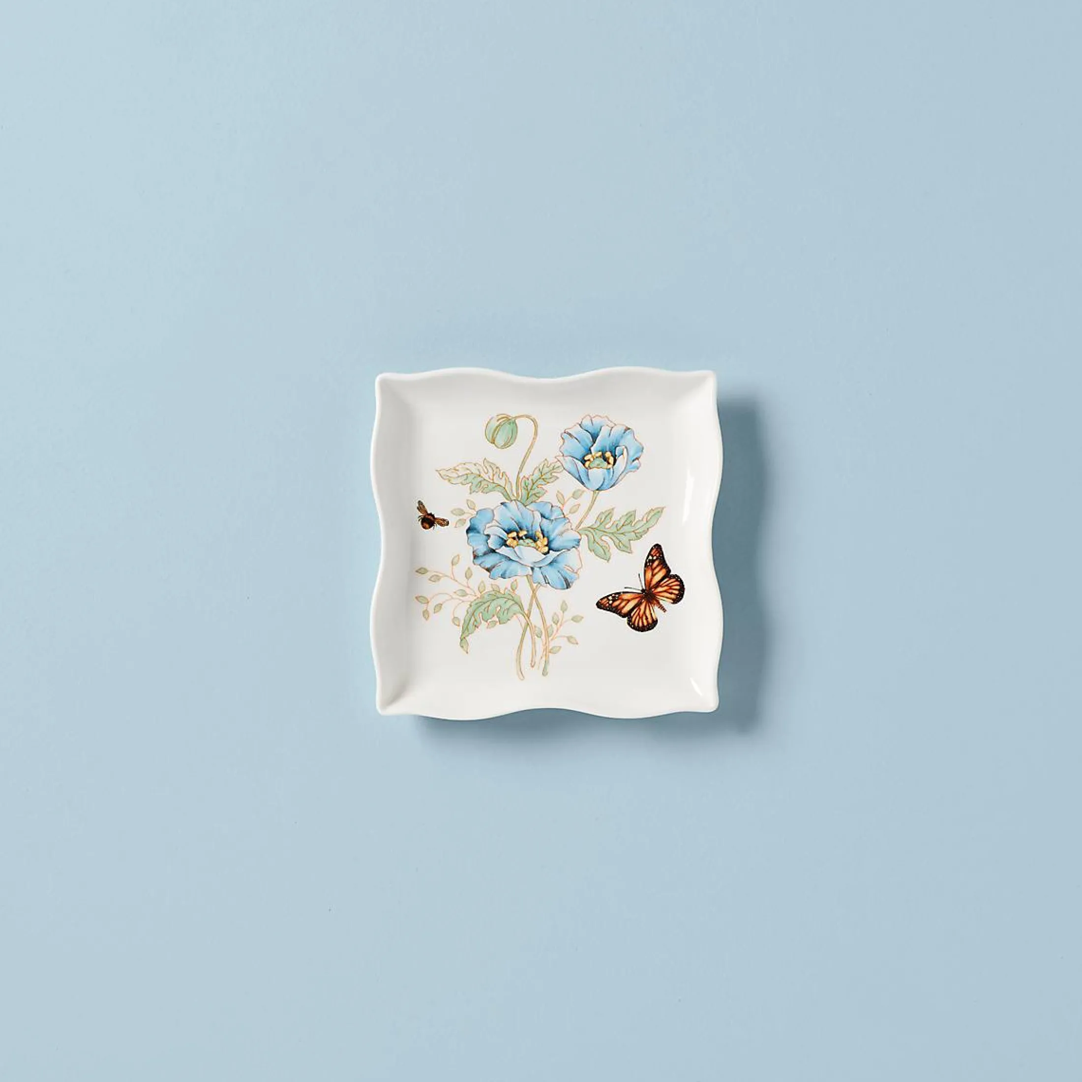 Butterfly Meadow Square Dish