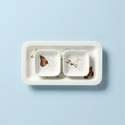 Butterfly Meadow Sushi Plate & Bowls