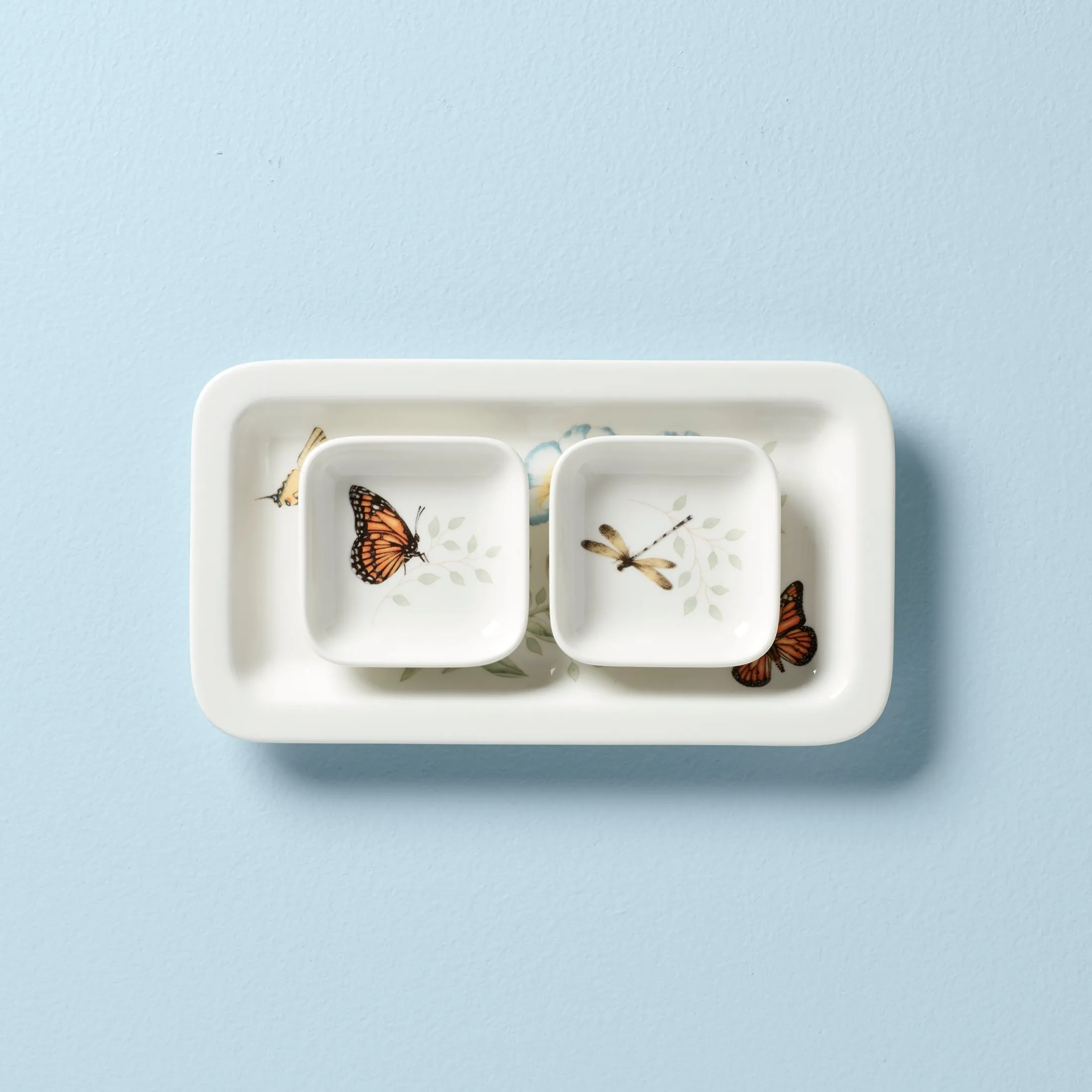 Butterfly Meadow Sushi Plate & Bowls