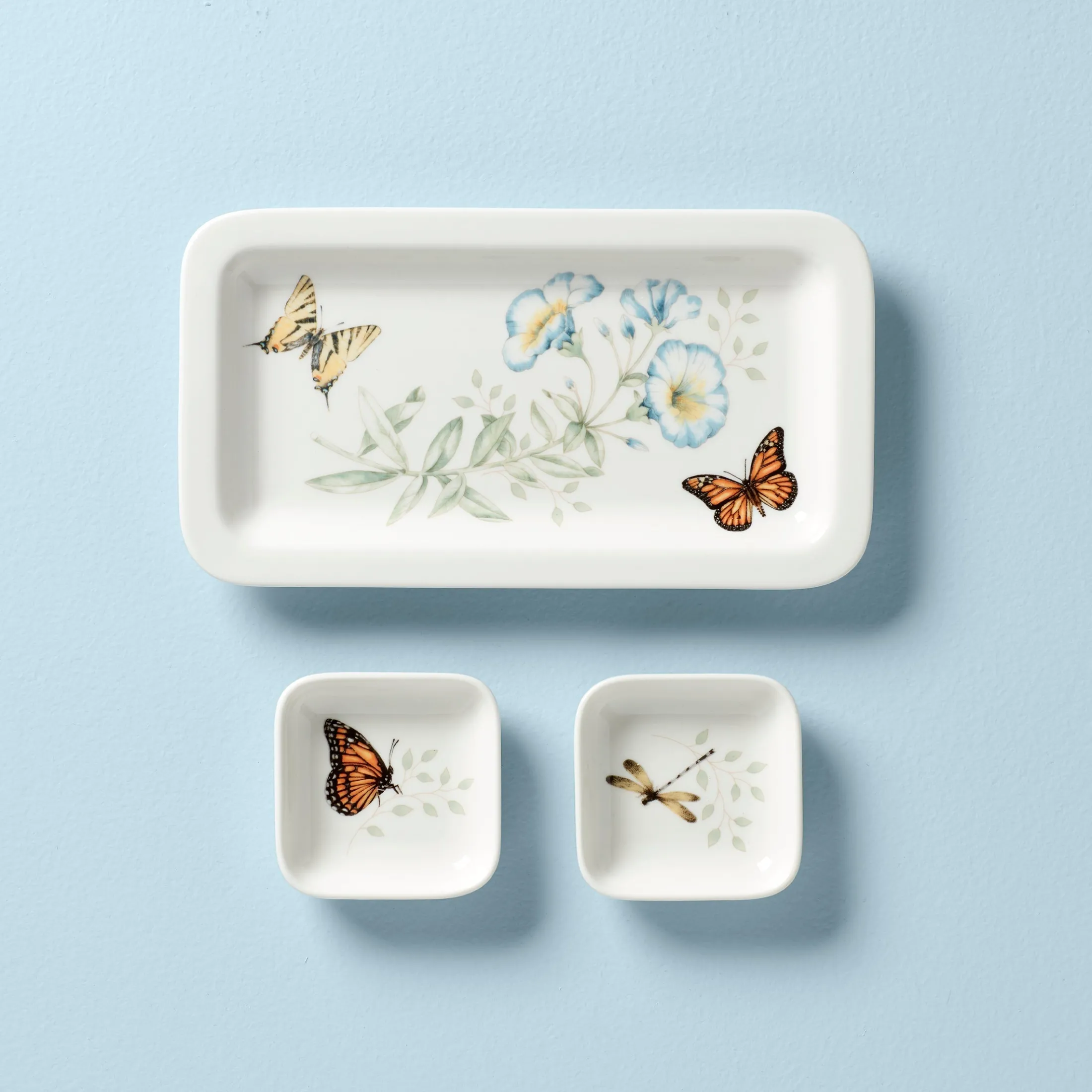 Butterfly Meadow Sushi Plate & Bowls