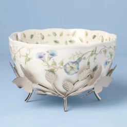 Butterfly Meadow 25th Anniversary Bowl with Stand