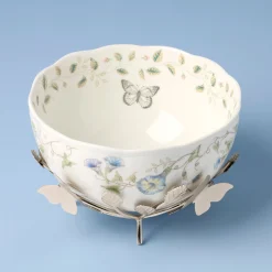 Butterfly Meadow 25th Anniversary Bowl with Stand