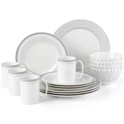 Charlotte Street East Slate 16-Piece Dinnerware Set