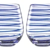 Charlotte Street Stemless Wine Glasses, Set of 2