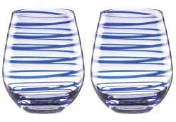 Charlotte Street Stemless Wine Glasses, Set of 2