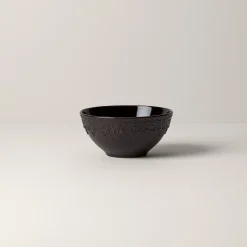 Chelse Muse Fleur Black All-Purpose Bowls, Set of 4