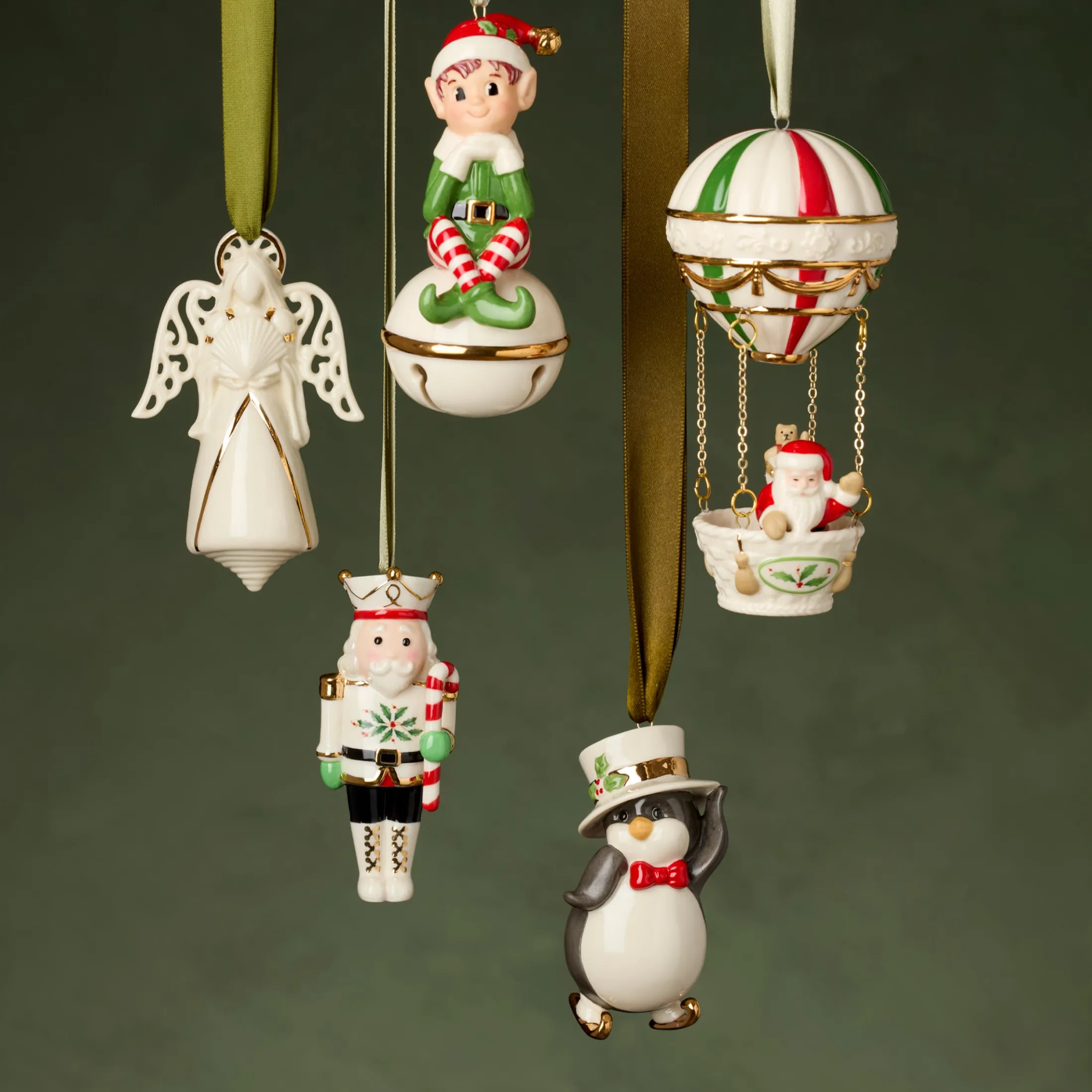 Christmas Hot Air Balloon Ornament