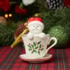 Coffee Tea & Me Snowman Ornament