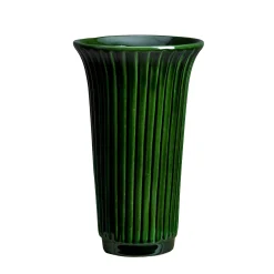 Daisy Emerald Green Glazed Vase