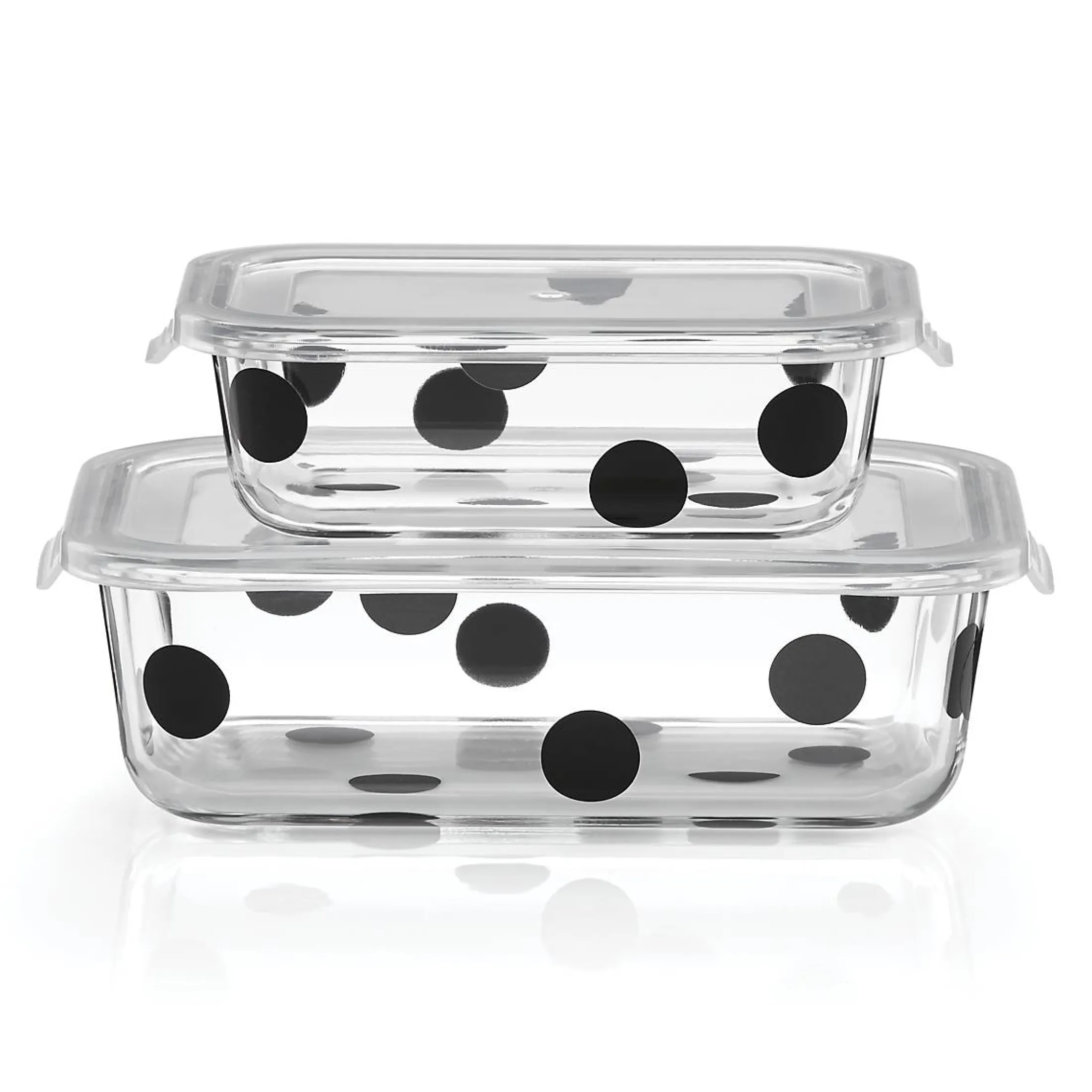 Deco Dot 2-Piece Rectagular Storage Set