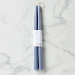 Dipped Heron 12" Taper Candle, Set of 2