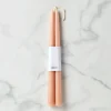 Dipped Petal 12" Taper Candle Pair, Set of 2