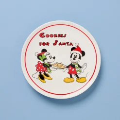 Disney Holiday Cookies for Santa Plate