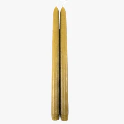 Dripless Chartreuse 12" Taper Candles, Set of 2