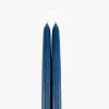 Dripless Indigo 12" Taper Candles, Set of 2