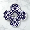 Elegant Geo Accent Plates, Set of 4