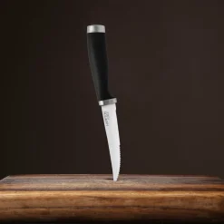 Epicure Black Steak Knives, Set of 4