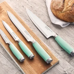 Epicure Pistachio 17-Piece Cutlery Block Set