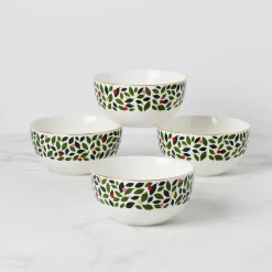 Evergreen Cereal Bowls, Set of 4