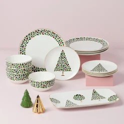 Evergreen 12-Piece Dinnerware Set