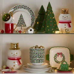 Evergreen Square Scallop Baking Dish
