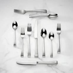 Federal Platinum Frosted 20-Piece Flatware Set