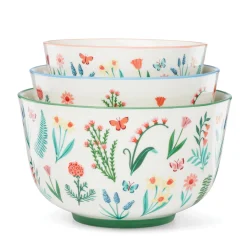 First Blooms 3-Piece Nesting Bowl Set