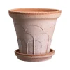 Fleur Raw Rosa 14cm Pot with Saucer