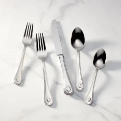 French Perle 65-Piece Flatware Set