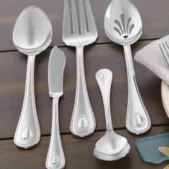 French Perle 65-Piece Flatware Set