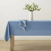 French Perle Solid Periwinkle 60x84 Tablecloth