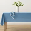 French Perle Solid Periwinkle 60x120 Tablecloth