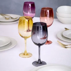 Golden Hour All-Purpose Wine Glasses, Set of 4