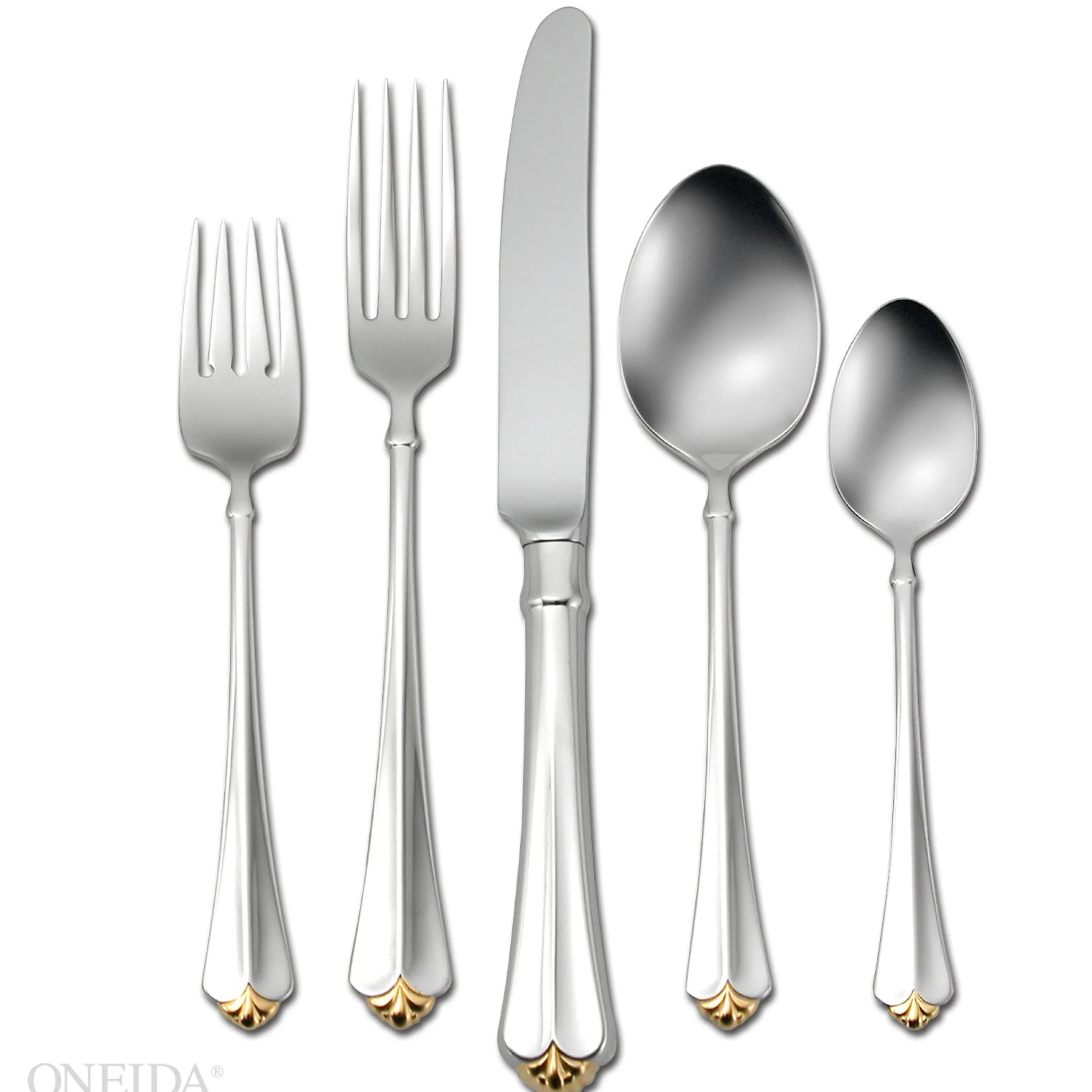 Golden Juilliard 5-Piece Place Setting