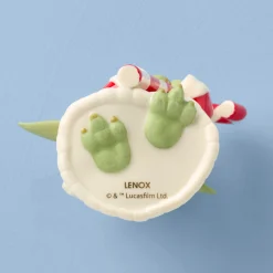 Grogu with Candy Cane Ornament