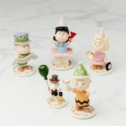 Happy New Year Charlie Brown 5-Piece Figurine Set