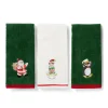 Holiday Elf, Santa & Penguin Kitchen Towels, Set of 3