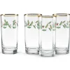 Holiday Highball Glasses, Set of 4