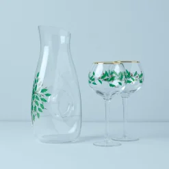 Holiday 3-Piece Decanter & Wine Glass Set