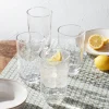 Homespun Clear Tall Tumbler - Set Of 4