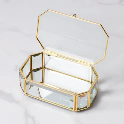 "I Treasure You" Clear Jewelry Box