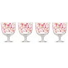 It's Raining Confetti Short Wine Glasses, Set of 4